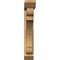 Ekena Millwork Olympic Slat Rough Sawn Bracket w/ Offset Brace, Western Red Cedar, 6"W x 32"D x 36"H BKT0604X32X36OLY06RWR - alternate 4